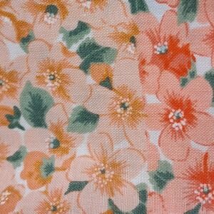 Primrose II Patch Floral Cotton Fabric‎ Springs Industries 1/2 Yard